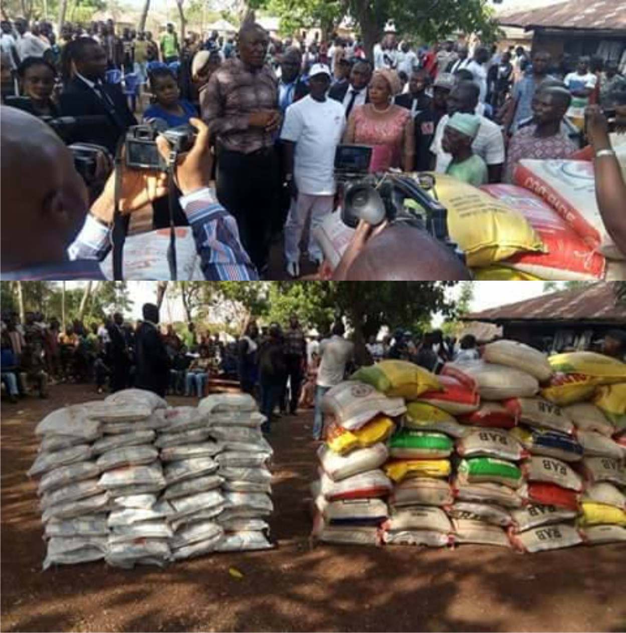 Donation of Relief Materials to IDP Camps